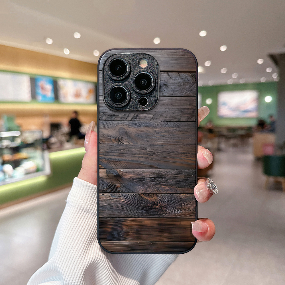 Bruinzwart houtnerfpatroon, ge - Phone Cases Brown recensie en prijs