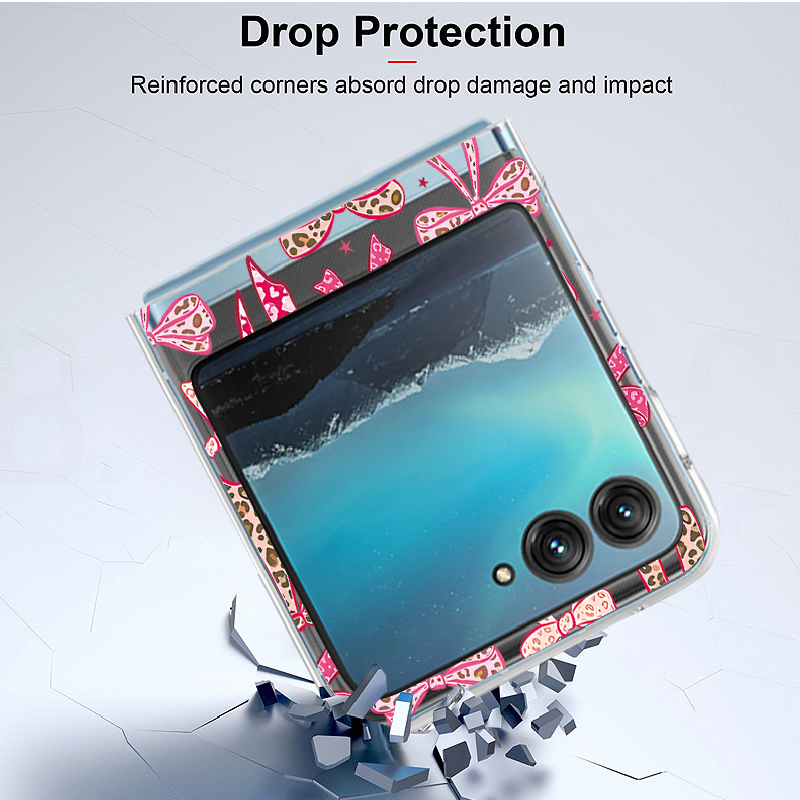 Roze kersen strik print telefo - Phone Cases For Motorola recensie en prijs