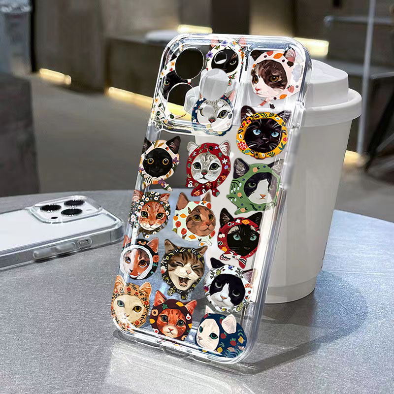 Schattige bandana kat transpar - Phone Cases Galaxy A17 recensie en prijs