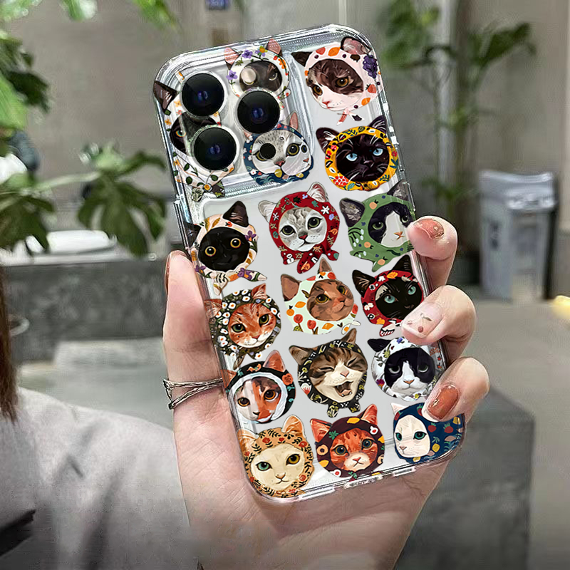 Schattige bandana kat transpar - Phone Cases Galaxy A17 recensie en prijs