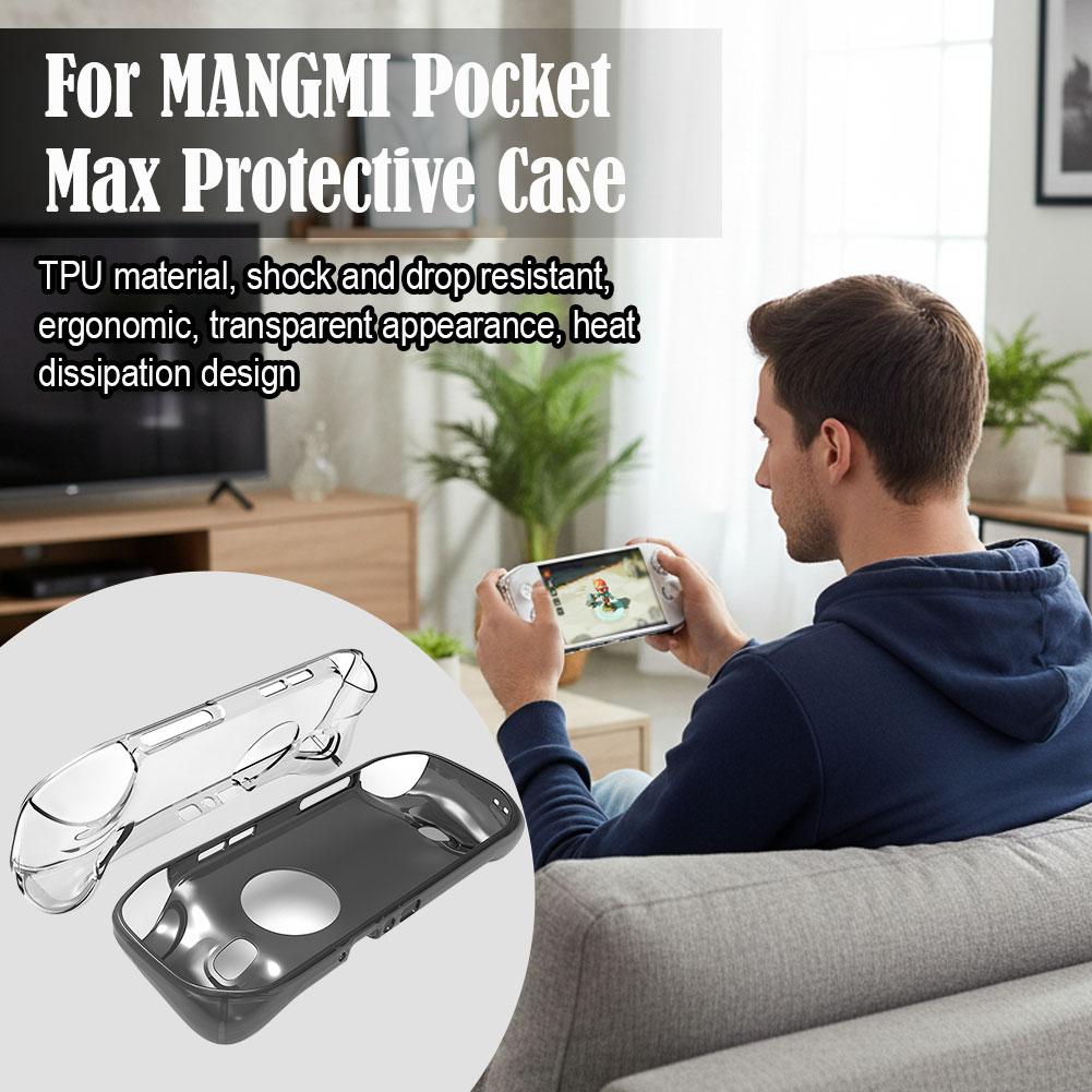 Voor MangMi Pocket Max TPU Tra - Transparent Thin Case recensie en prijs