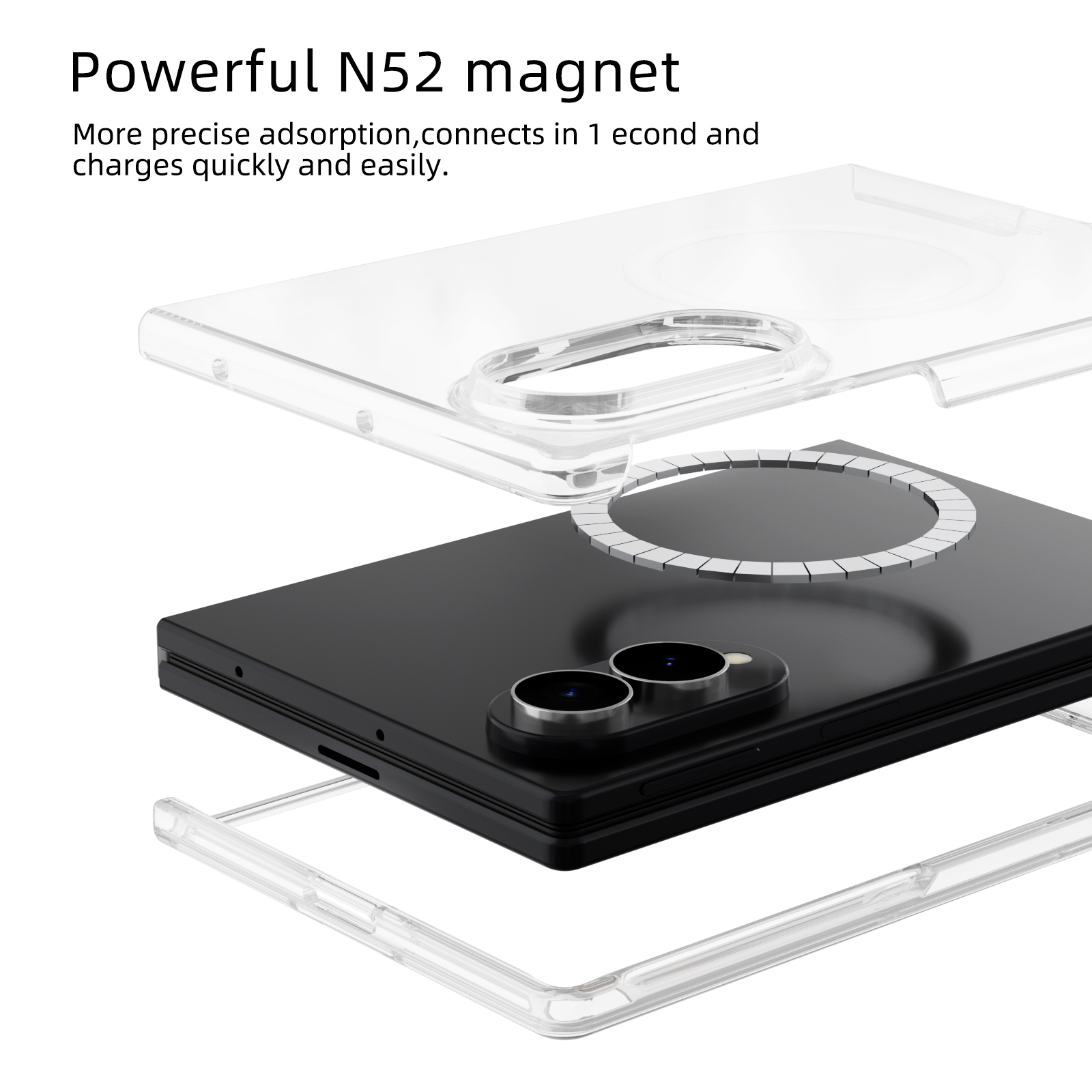 Magnetische transparante hoes  - Transparent Thin Case recensie en prijs