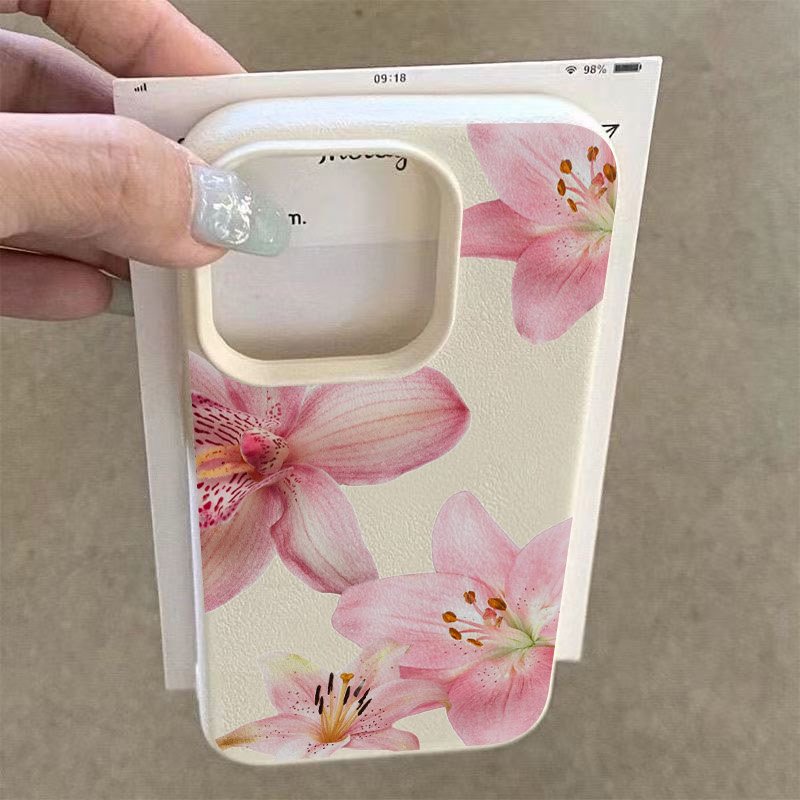 Roze Lelie Lychee Textuur Tele - Phone Cases Galaxy S24 recensie en prijs