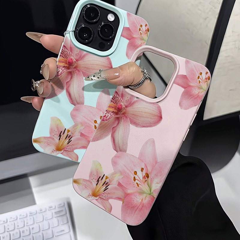 Roze Lelie Lychee Textuur Tele - Phone Cases Galaxy S24 recensie en prijs