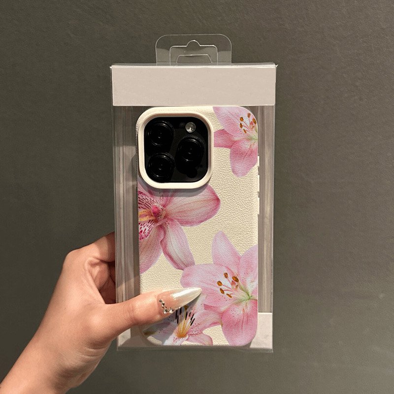 Roze Lelie Lychee Textuur Tele - Phone Cases Galaxy S24 recensie en prijs