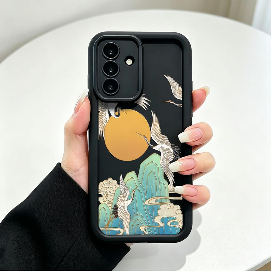 Cartoon Kraanvogel Wilde Zwijn - Phone Cases Galaxy A17 recensie en prijs