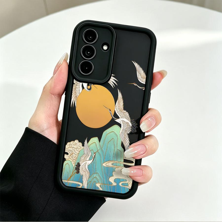 Cartoon Kraanvogel Wilde Zwijn - Phone Cases Galaxy A17 recensie en prijs