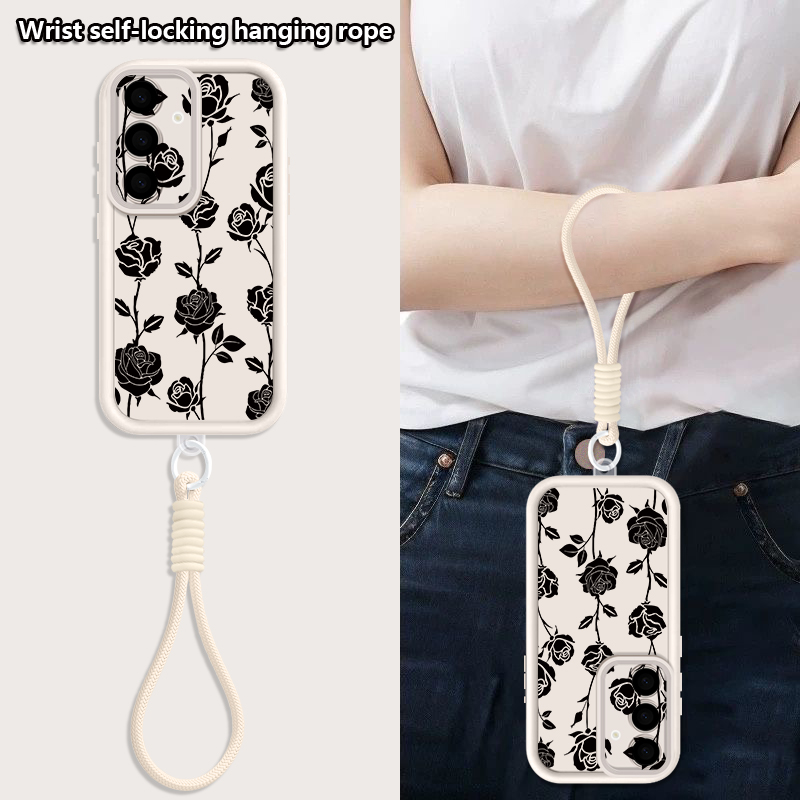 Bloemenpatroon Lanyard Telefoo - Phone Cases Galaxy A17 recensie en prijs
