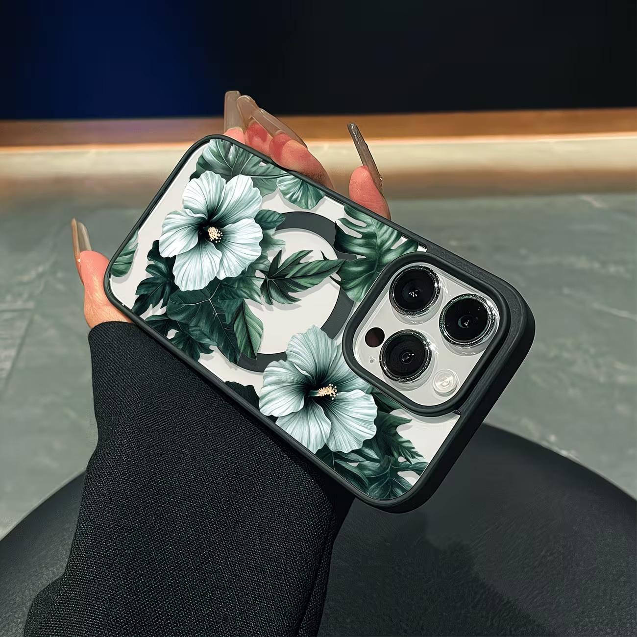 Groene bloemenprint telefoonho - Phone Cases Xs Iphone recensie en prijs